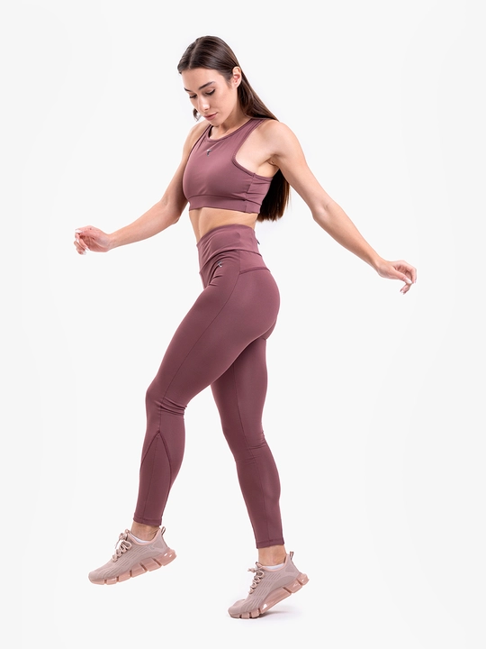 Женские спортивные леггинсы 7SABER Active Flex тайтсы с карманом - 