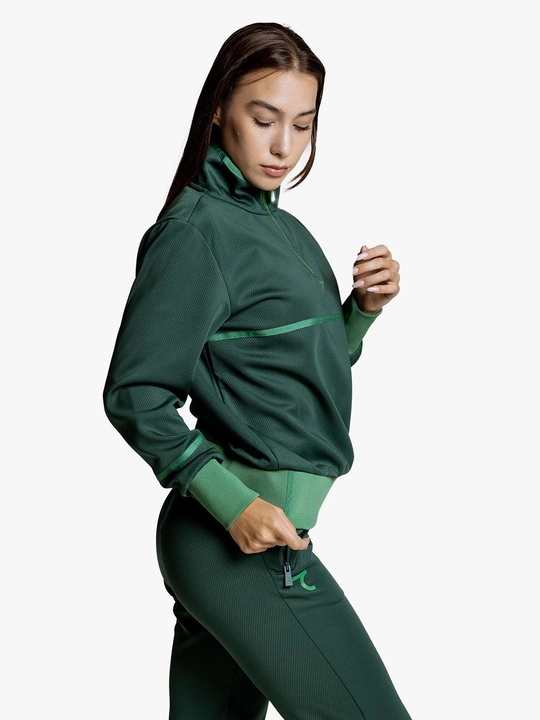 Ayollar tolstovkasi 7SABER Comfort Line olimpiyka 1/4 molniya bilan
