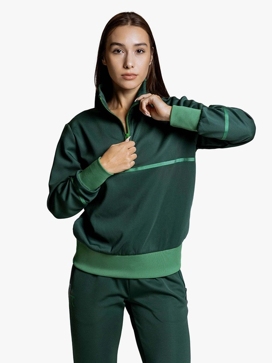 Ayollar tolstovkasi 7SABER Comfort Line olimpiyka 1/4 molniya bilan