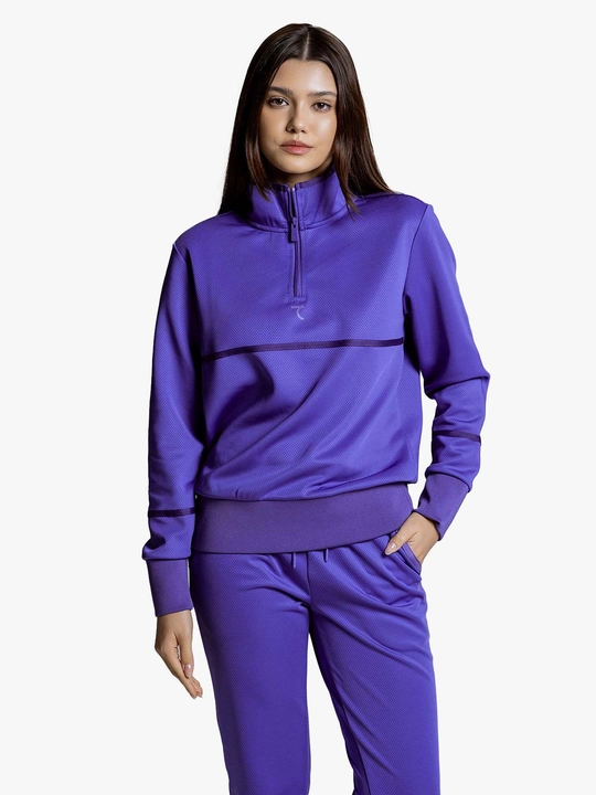 Ayollar tolstovkasi 7SABER Comfort Line olimpiyka 1/4 molniya bilan