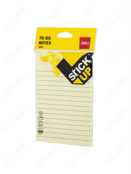 101x152 qatorli o‘zi yelimlanadigan qog‘oz. (Jl) 00752 Deli, 00752-EA