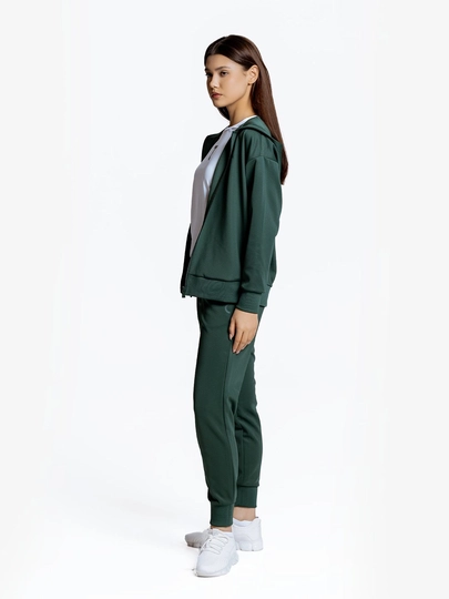Ayollar hudi 7SABER Comfort Line Hoodie to'qima kofta molniyali - 