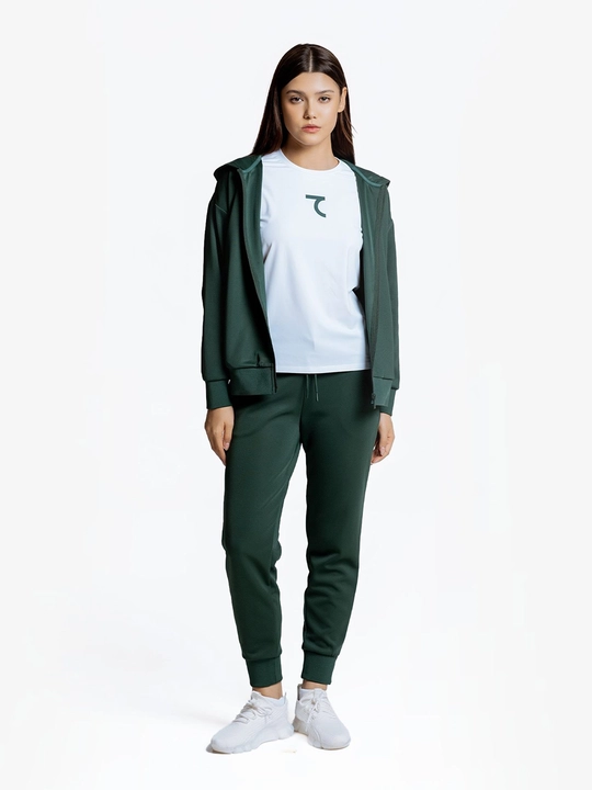 Ayollar hudi 7SABER Comfort Line Hoodie to'qima kofta molniyali