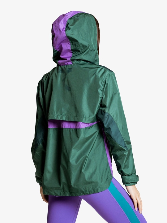 Ayollar shamol-yomg'ir ko'ylagi 7SABER Rain Active kurtka binafsha molniyali