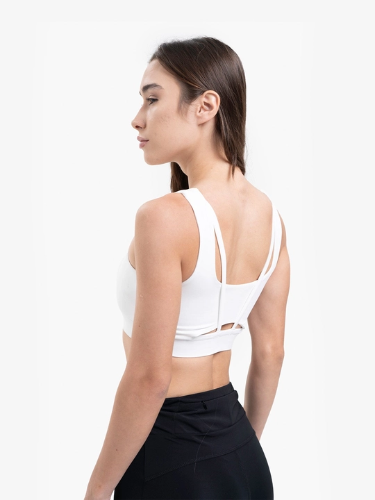 Fitnes uchun original orqa dizaynli sport top-bra 7SABER Flex Support