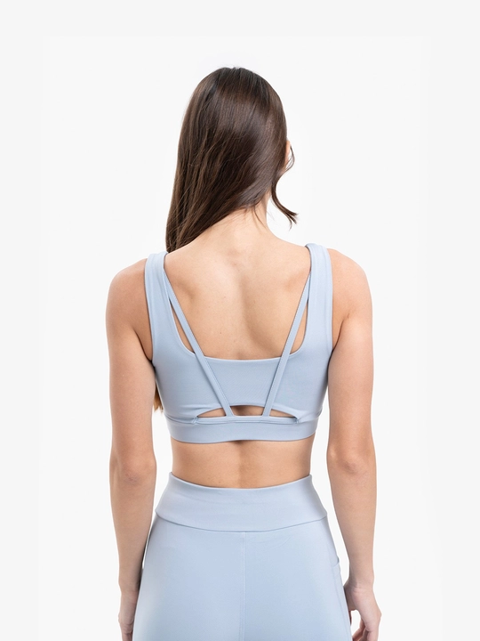 Fitnes uchun original orqa dizaynli sport top-bra 7SABER Flex Support