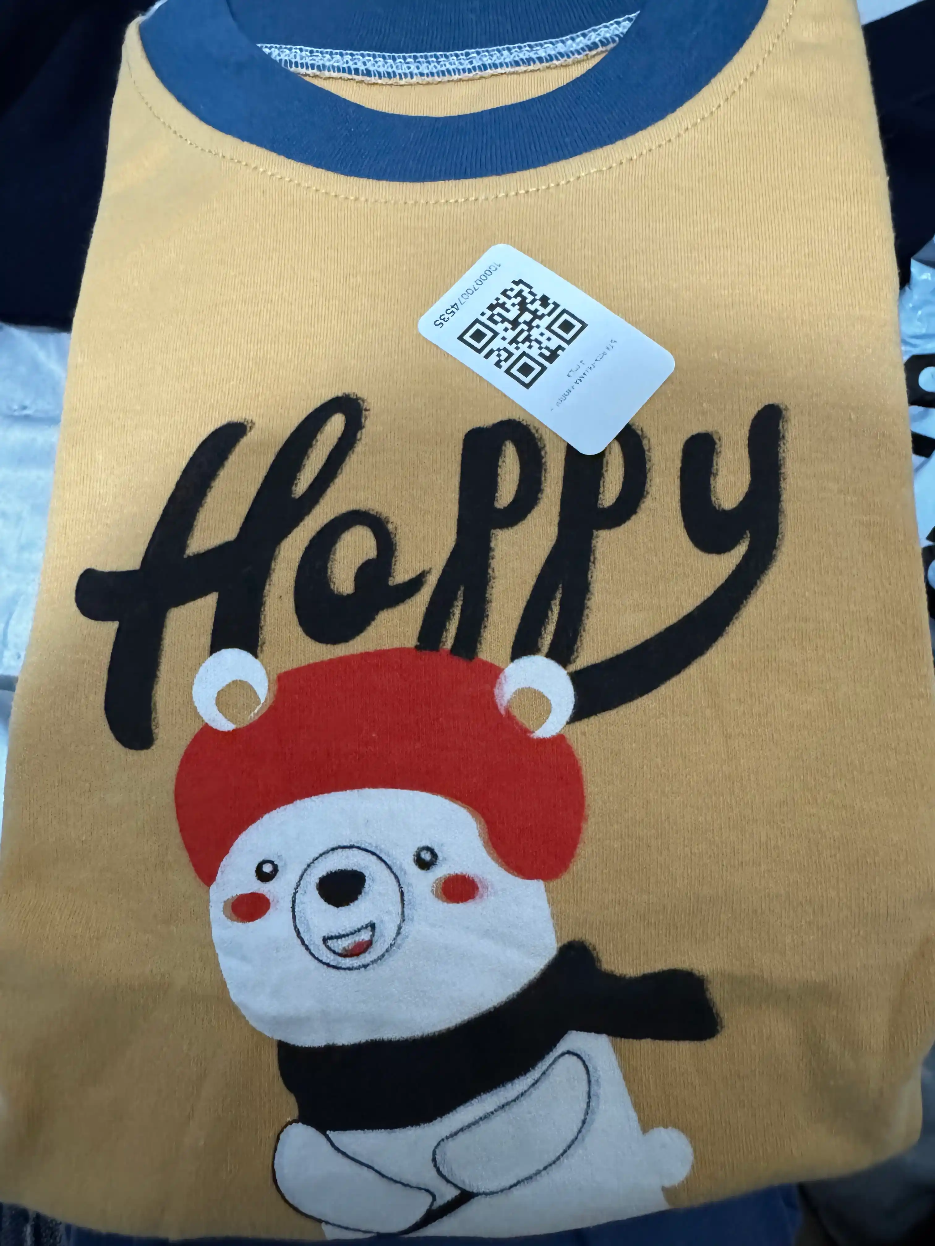 O‘g‘il bolalar va qizlar uchun pijama, 100% paxta, 7 xil rangda (90–130 sm)