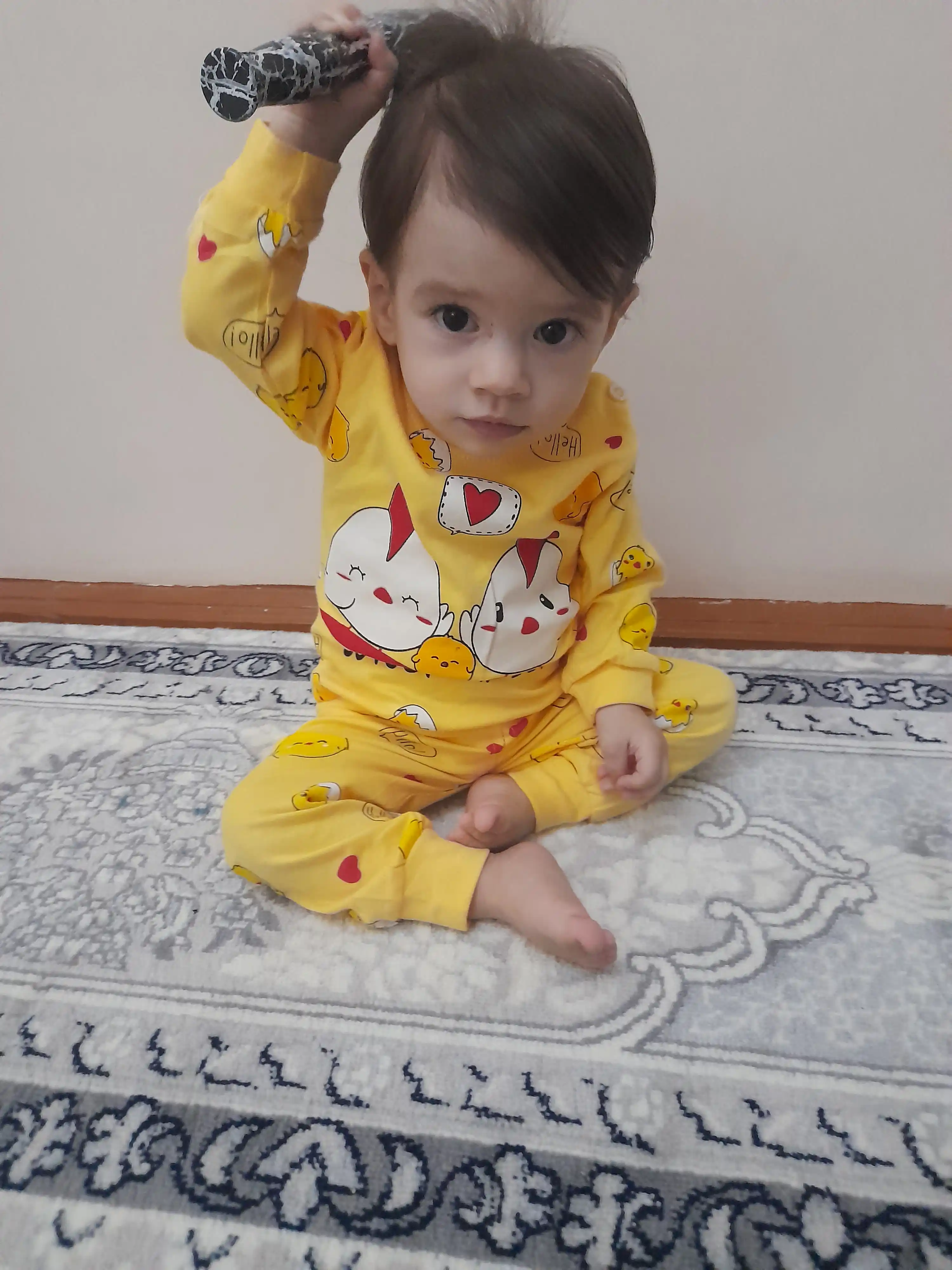 Детская хлопковая пижама для девочек Elankids