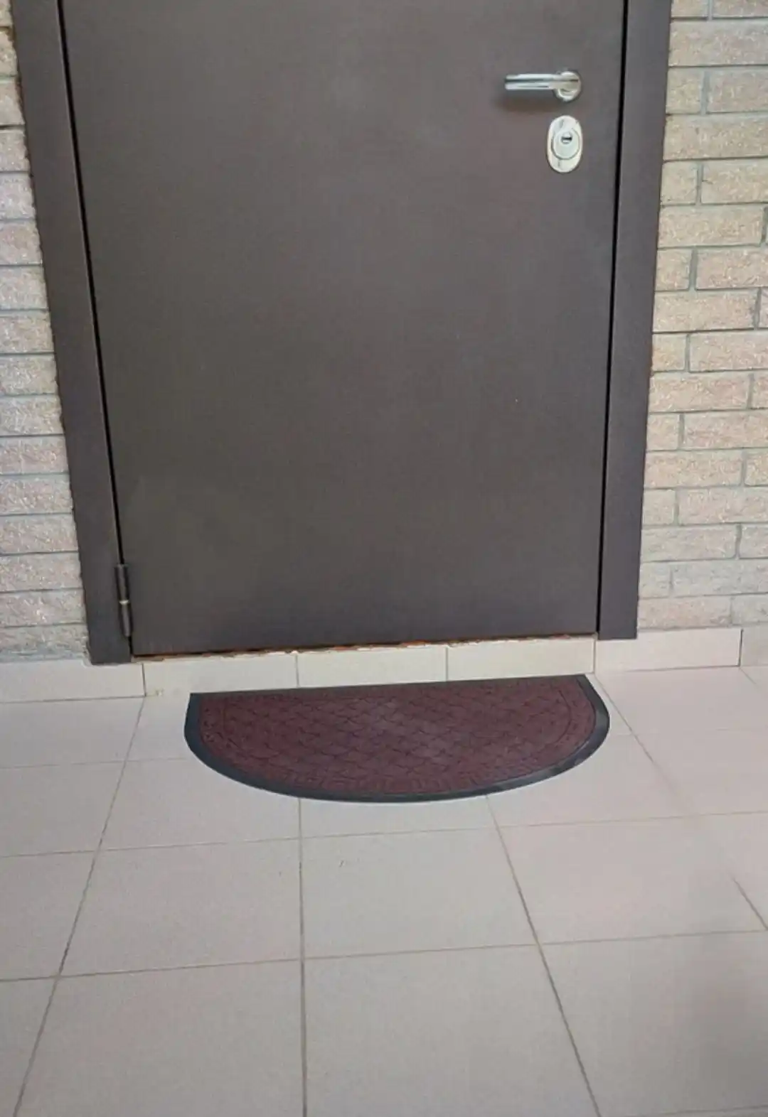 Коврик Welcome, овальный, резиновый, грязезащитный, 50x80см