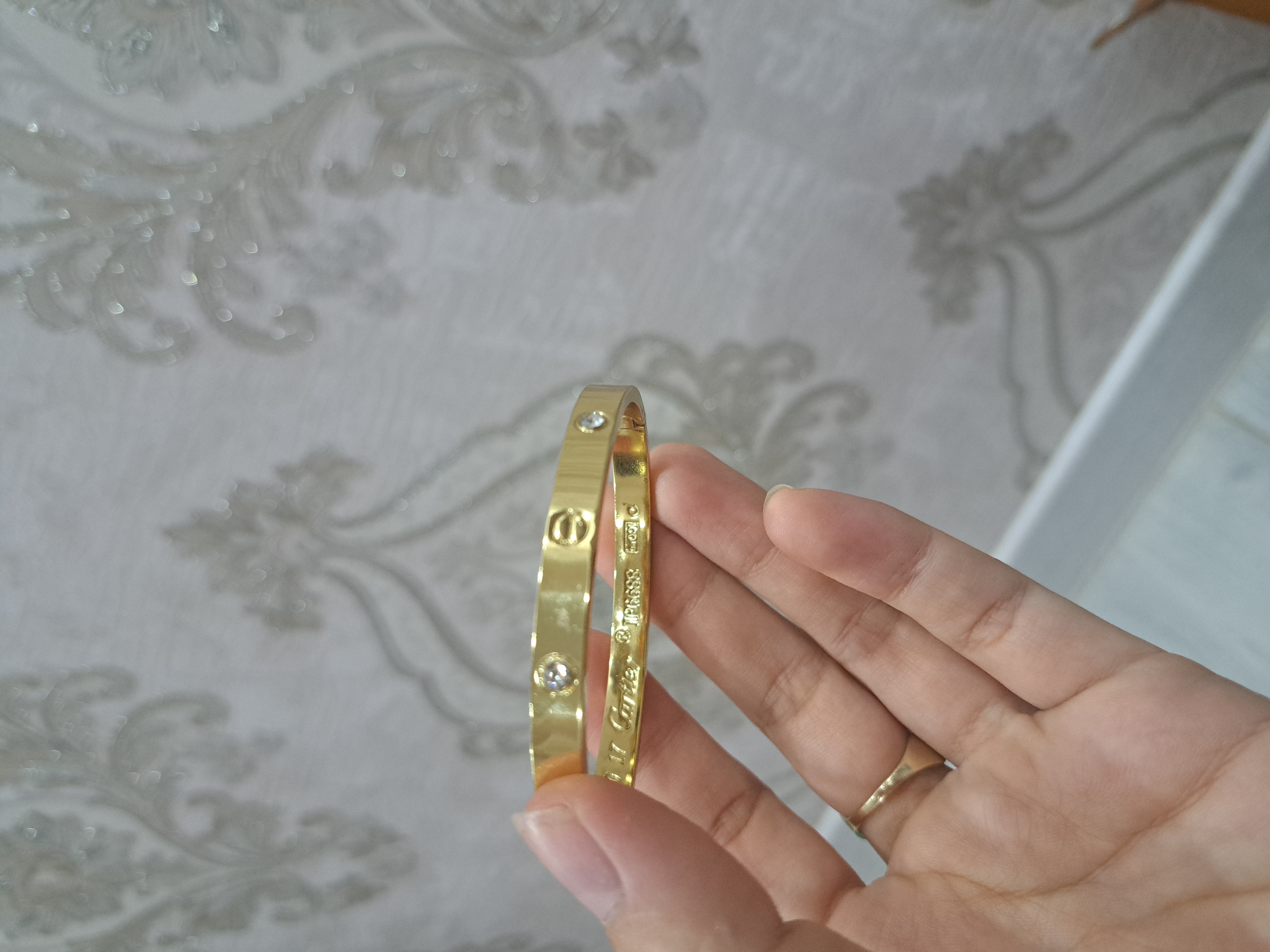 Браслет "Stainless Steel", женская бижутерия, в стиле cartier