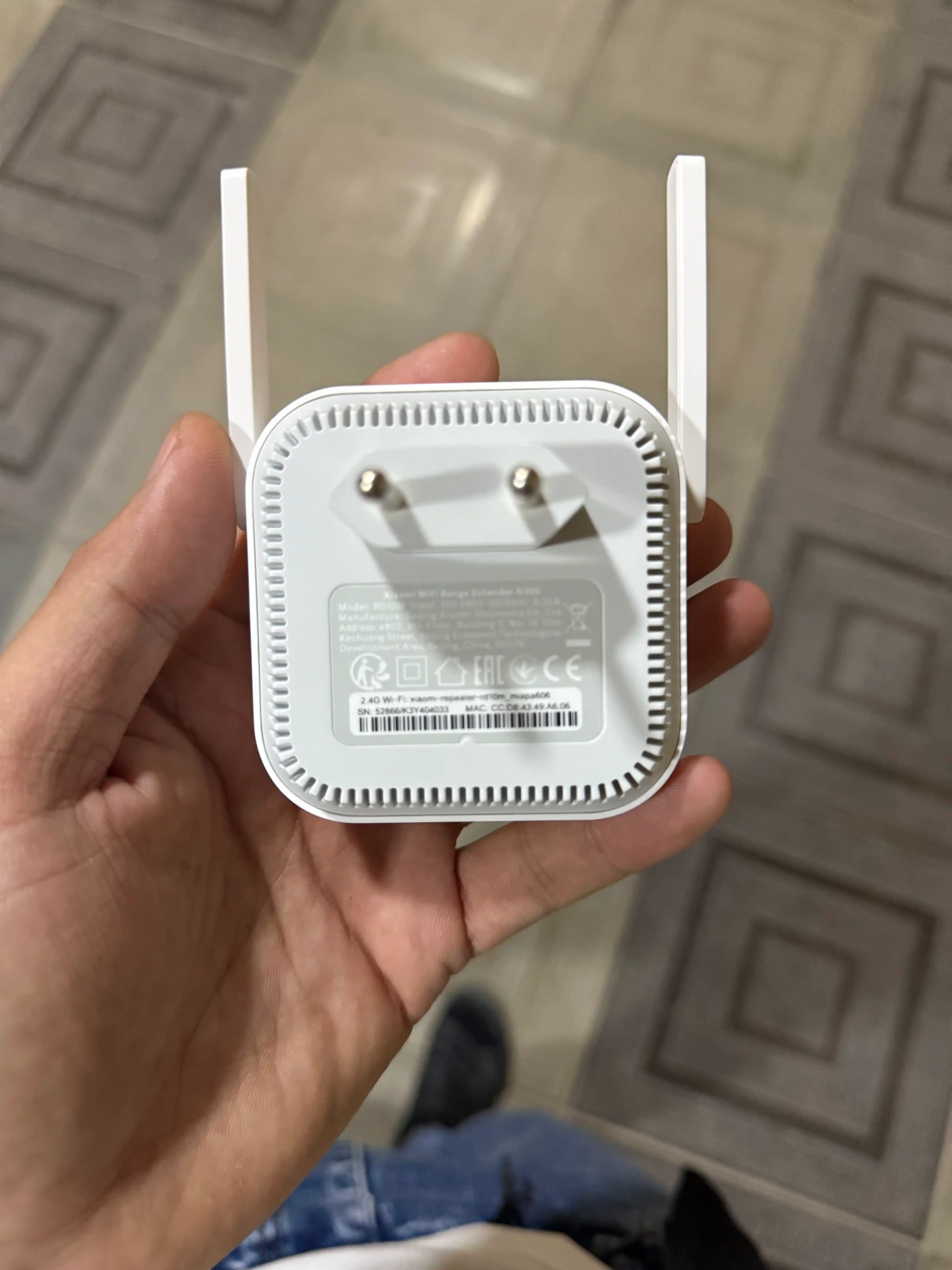 Усилитель сигнала Wi-Fi Mi repiter Xiaomi Mi Range Extender Pro, N300, Global version