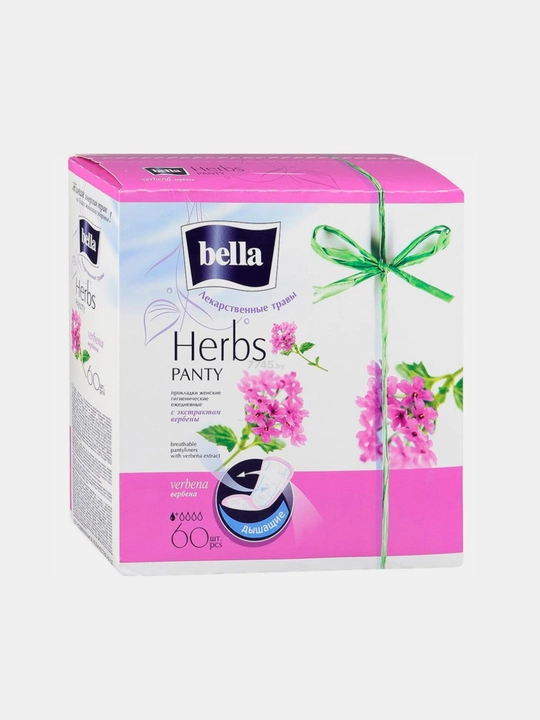 Женские ежедневные прокладки Bella Panty Soft, Soft Deo Fresh, Soft Verbena, 60 шт - 