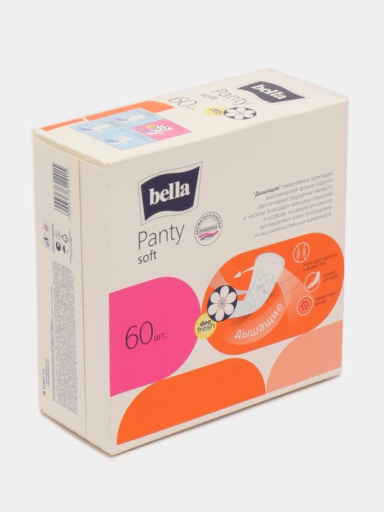 Bella Panty Soft kundalik ayollar prokladkalari, Soft Deo Fresh, Soft Verbena, 60 dona