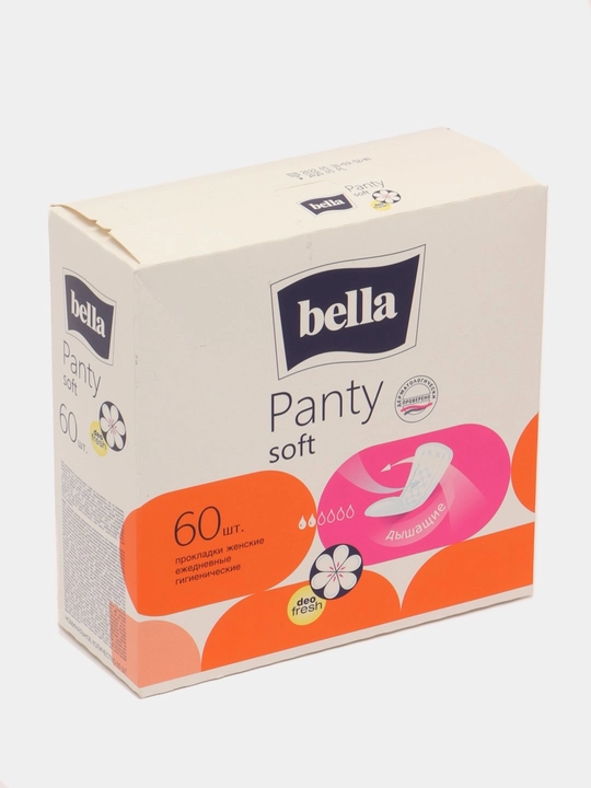 Bella Panty Soft kundalik ayollar prokladkalari, Soft Deo Fresh, Soft Verbena, 60 dona