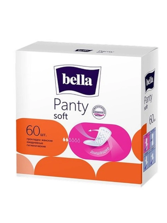 Женские ежедневные прокладки Bella Panty Soft, Soft Deo Fresh, Soft Verbena, 60 шт - 