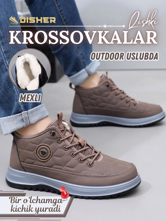 Erkaklar krossovkalari qishki DISHER ArcticWalk