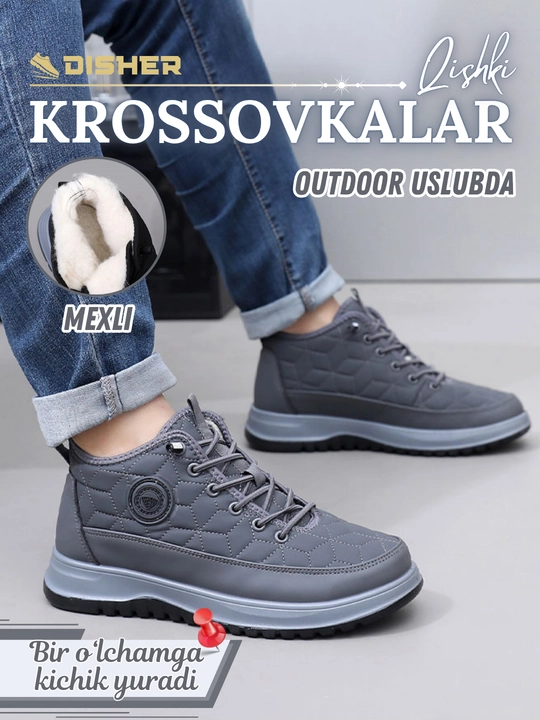Erkaklar krossovkalari qishki DISHER ArcticWalk