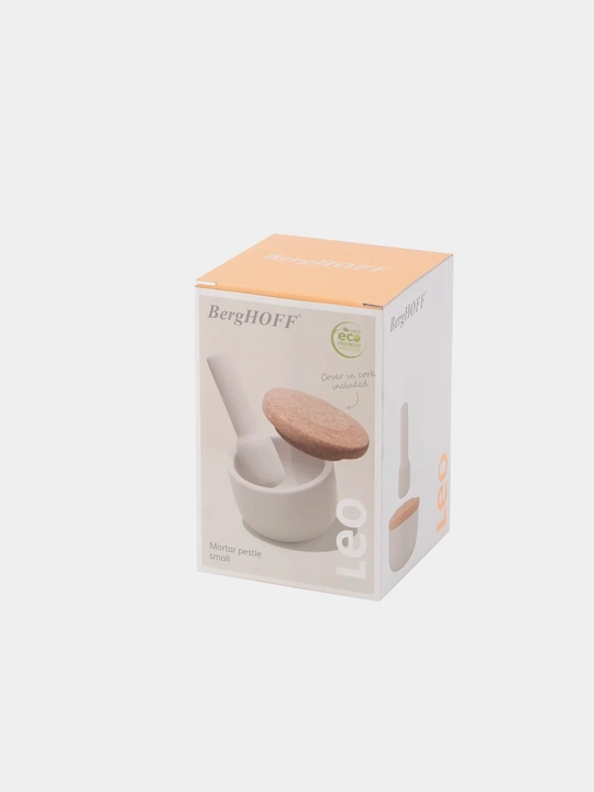 BergHOFF Ступка Leo, для специй, керамика, бежевая, 11 см