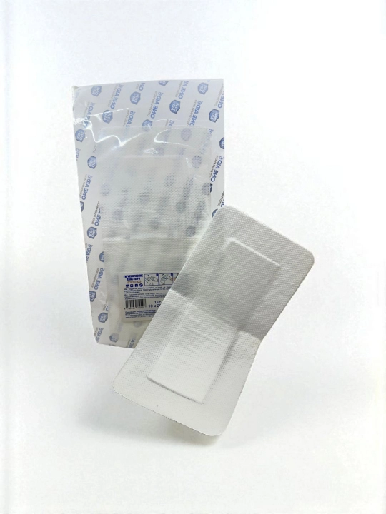 Plastir-bog'lovchi, 10 × 20 sm, matoli, havo o‘tkazuvchi
