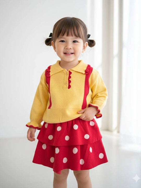 Детская одежда для девочек, костюм двоечка, кофта и юбка (весна) - 