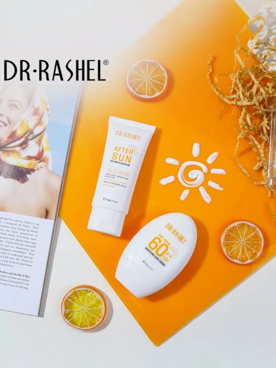 DR·RASHEL Anti-Aging 60++ SPF Sun Protection Kit - quyoshdan himoya to‘plami - 