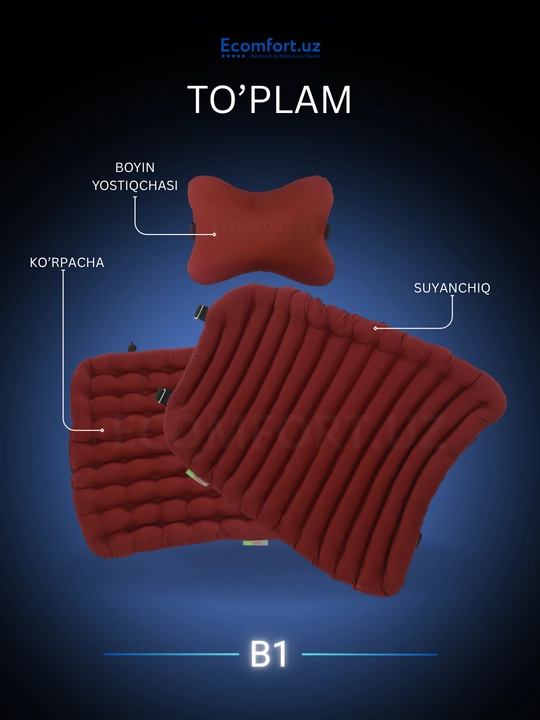Avtomobillar uchun ortopedik qoplamalar, BELLIM, 3 tasi 1 da