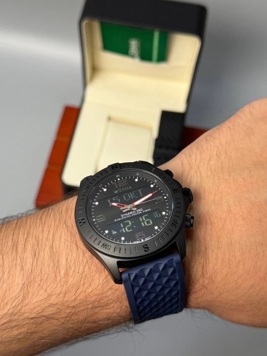 Erkaklar uchun soat ZAMA WATCH, suvga chidamli, sport, namoz vaqtini eslatuvchi