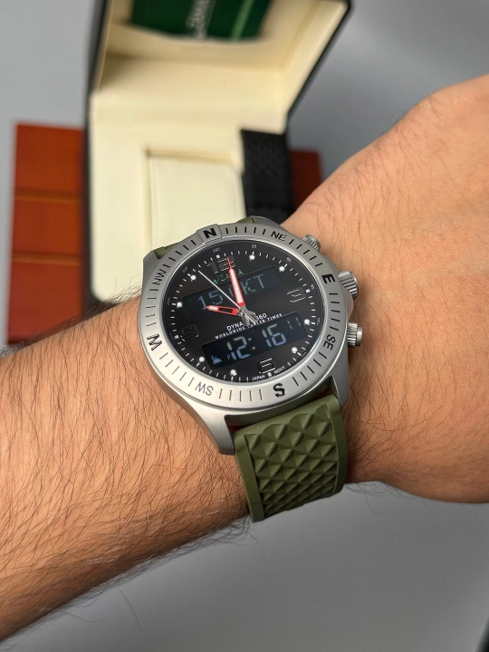 Safir kristalli soat ZAMA WATCH, namoz vaqtini eslatuvchi, zarbaga chidamli