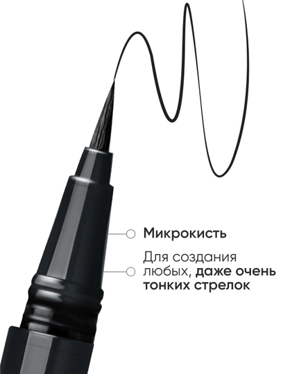 Yupqa layner-marker — LIMONI Silk Micro Brush Eyeliner, 01-ton