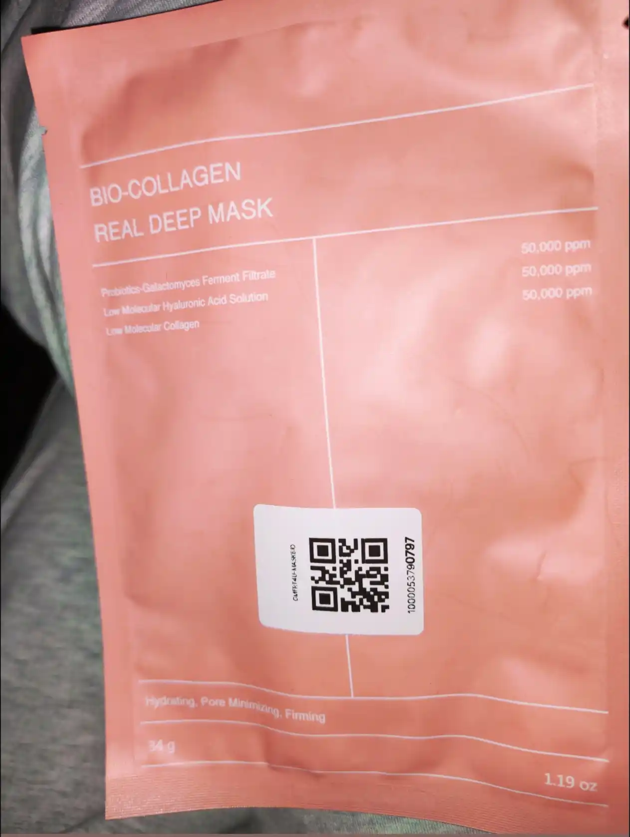 Маска для лица Bio-Collagen, увлажняющая, гидрогелевая, коллаген, Biodance