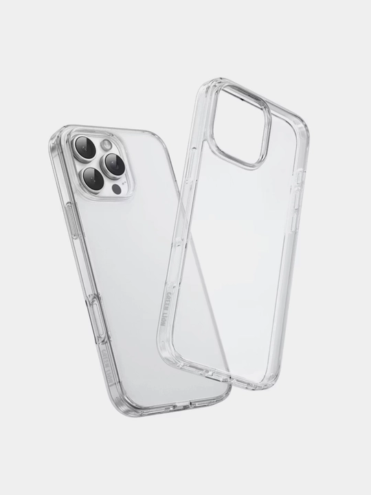 Набор 4 в 1 Green Lion Defender. Чехол, стекло, камера защита для iPhone 17-16 Pro/Pro Max