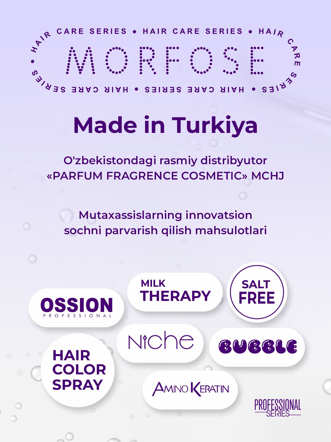 Спрей-кондиционер для волос Morfose, двухфазный, 400 мл