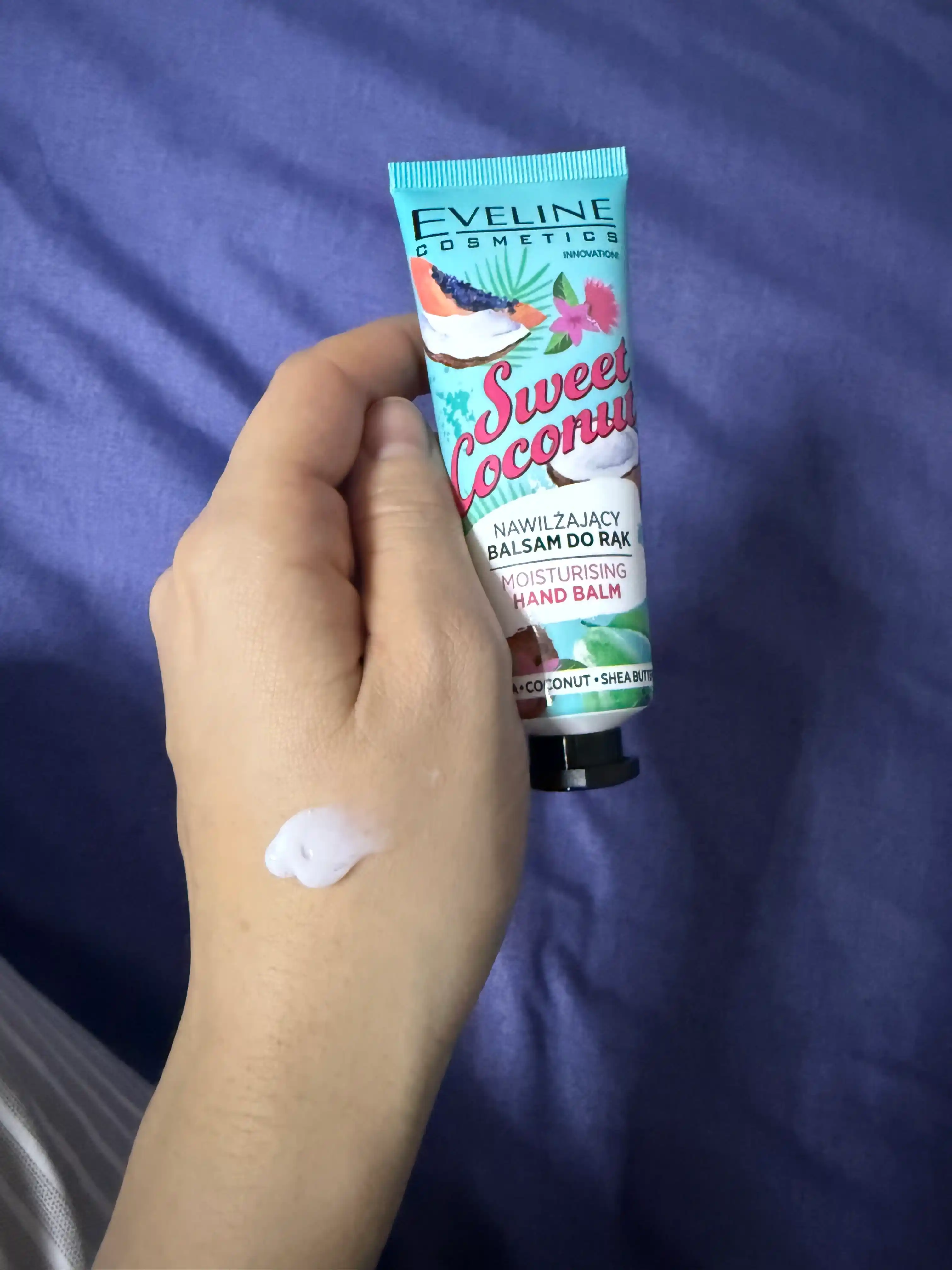 Крем для рук Eveline Sweet Coconut, увлажняющий, 50 мл