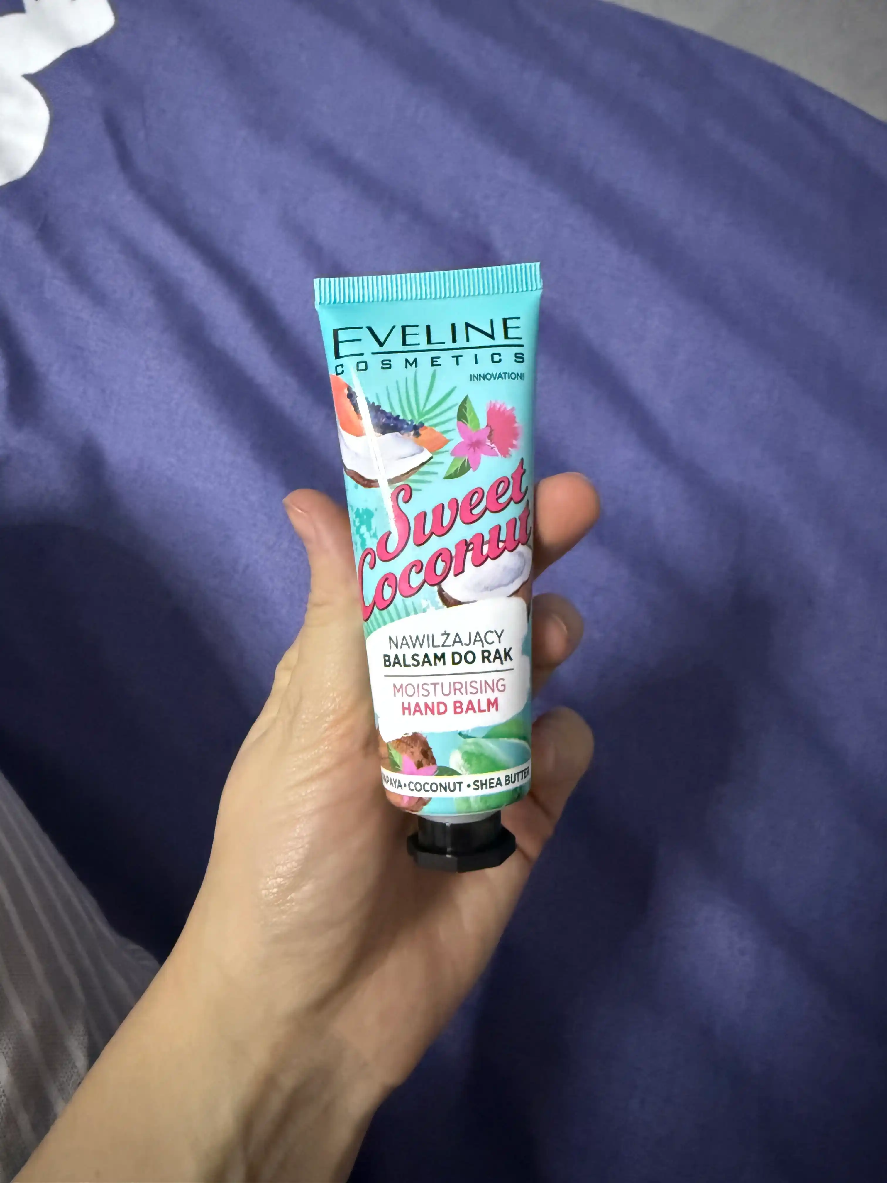 Крем для рук Eveline Sweet Coconut, увлажняющий, 50 мл