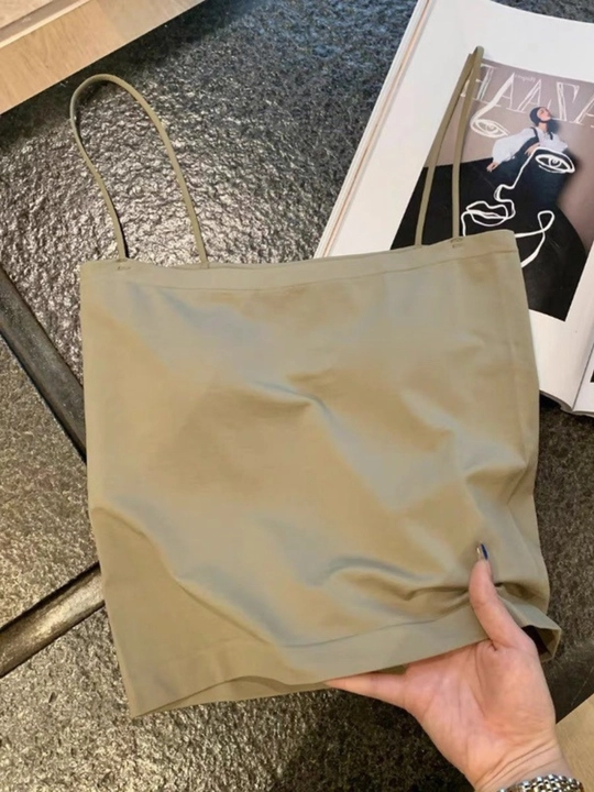 Ayollar uchun choksiz bralet topi - tasmali mayka, elastik va qulay