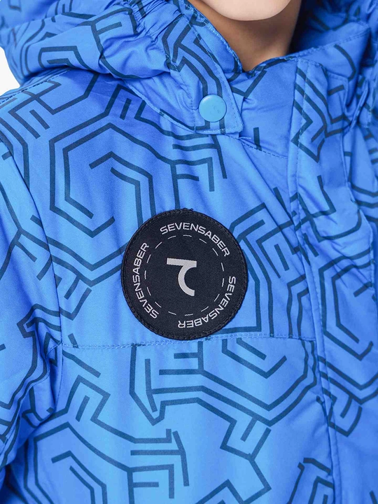 Printli 7SABER Frost Protect bolalar tog' chang'i kombinezoni