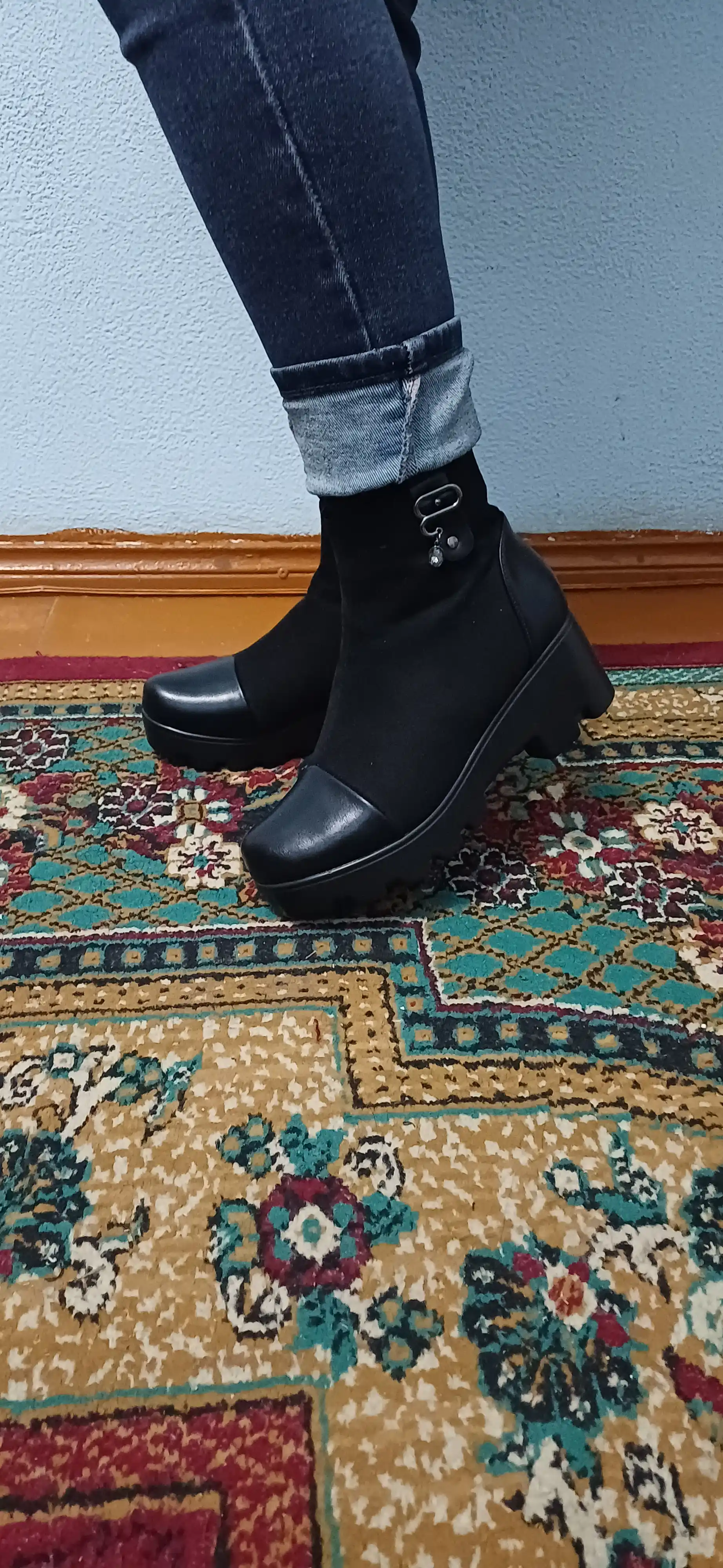 Ayollar botilyonlari BELLISIMA 77071-D12 B&PU, poshna 5 sm