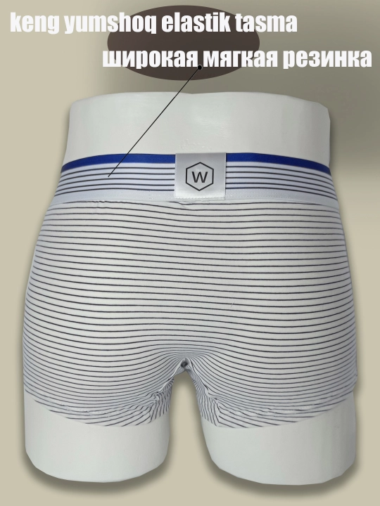 Erkaklar trusiklari, paxta 95%