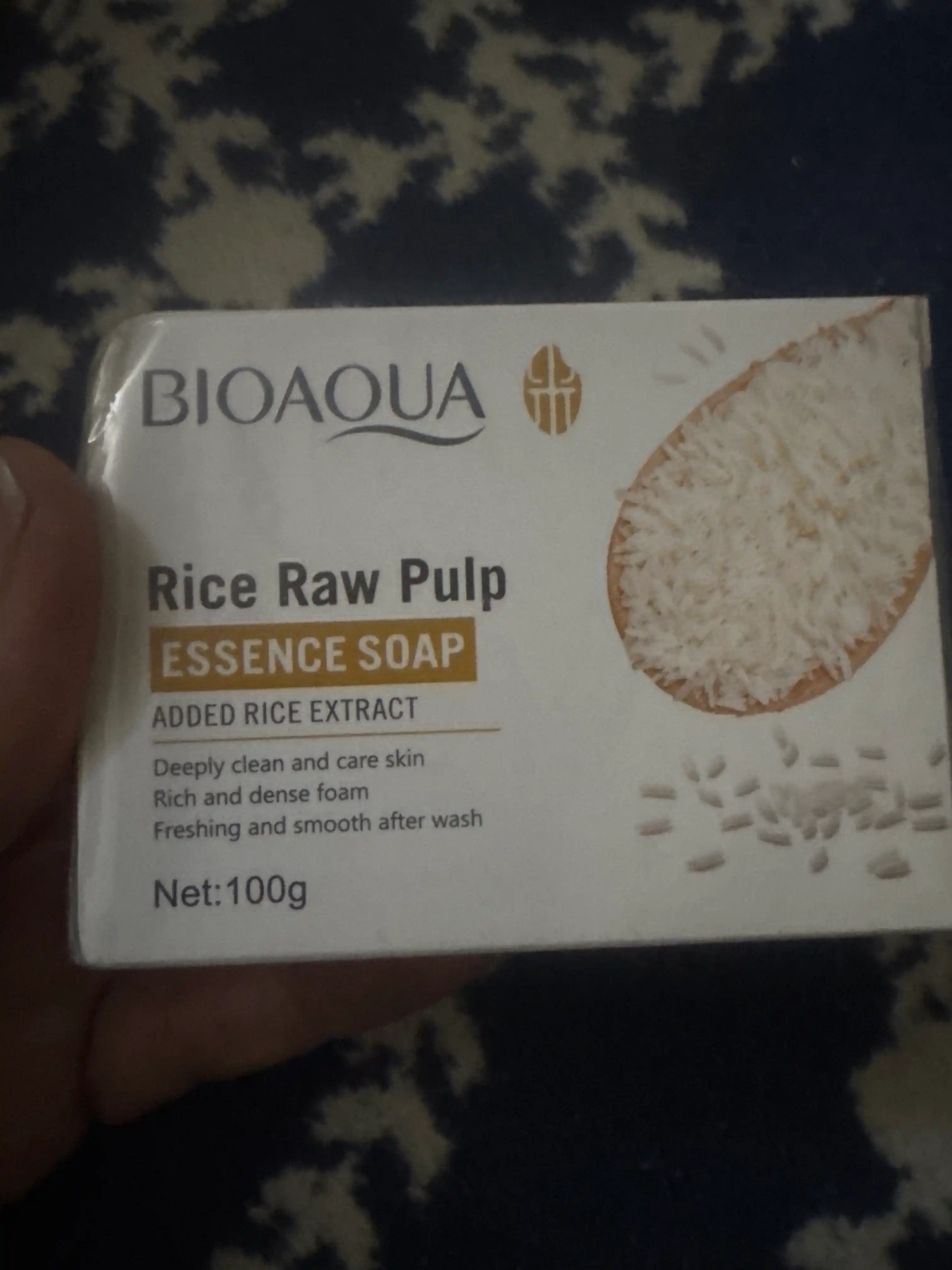Отбеливающее мыло BIOAQUA, с экстрактом риса, для лица и тела, 100 г