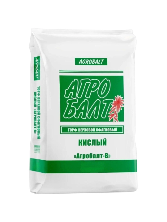 Торф кислый верховой "Агробалт" - 