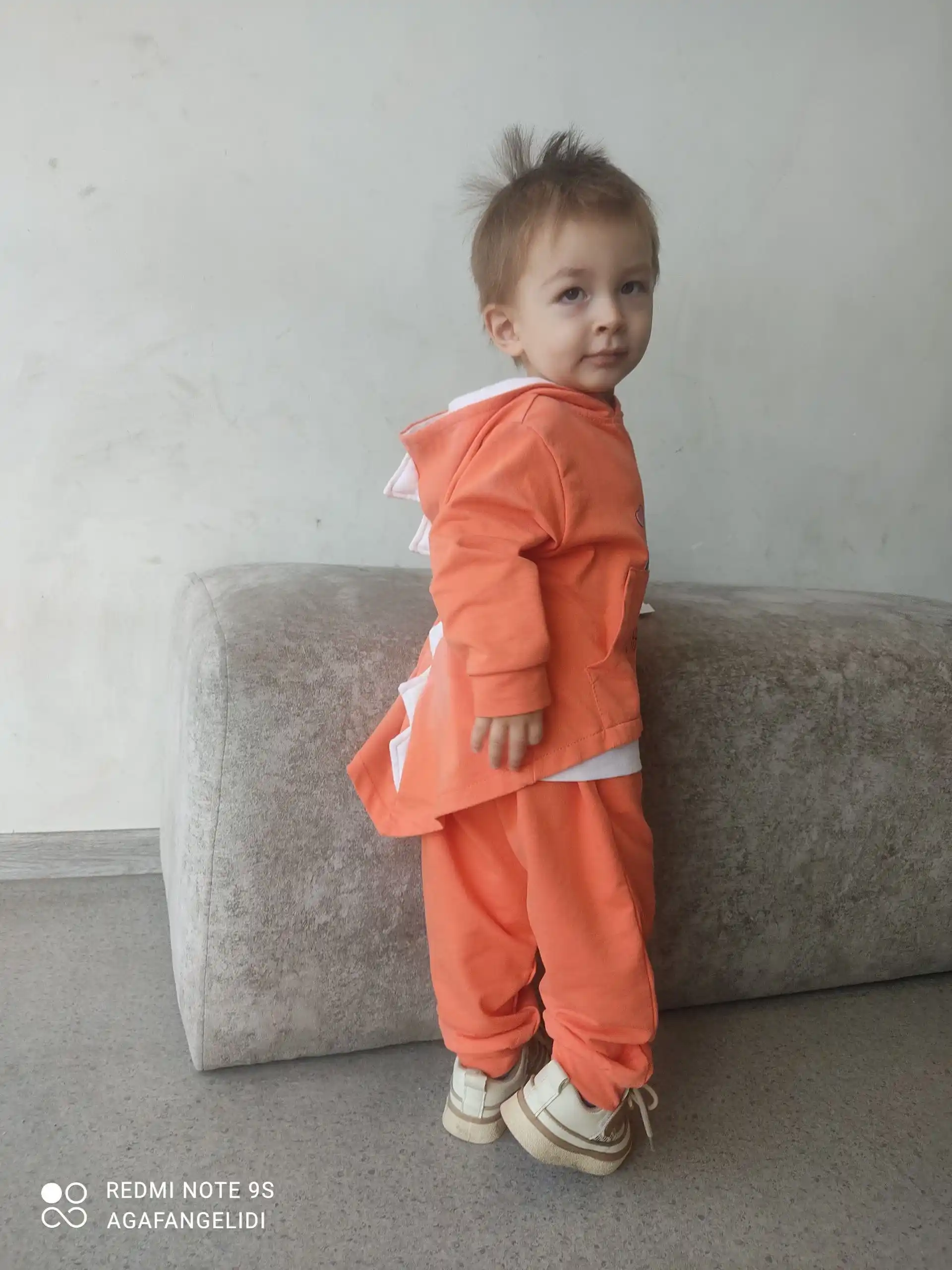 Bola sport kostyumi, xudi va shim, qiz va o'g'il bolalar uchun, 1 dan 3 yoshgacha