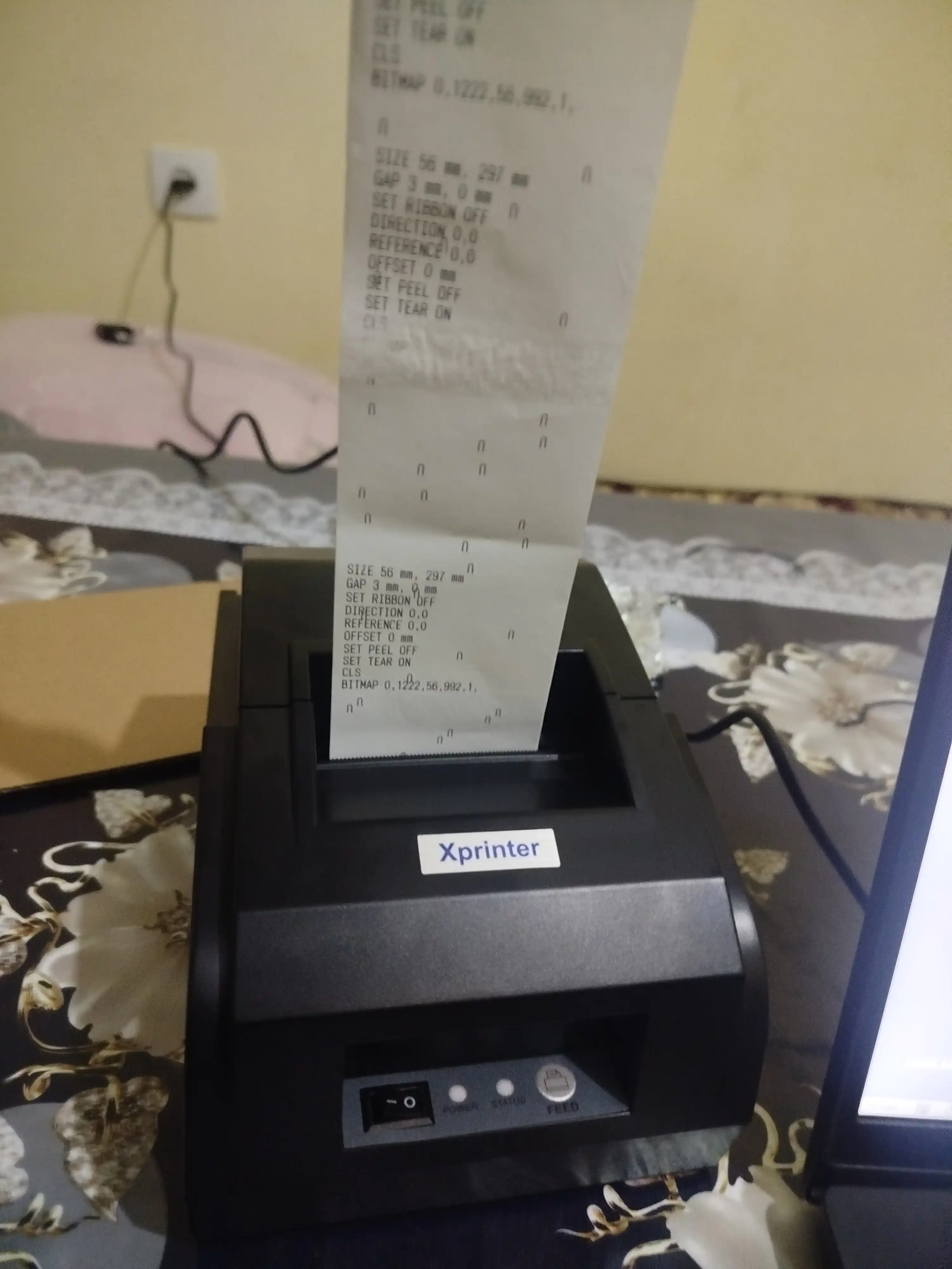 Термопринтер для чека, Xprinter XP-58IIL, 58 мм, 90 мм/с, USB