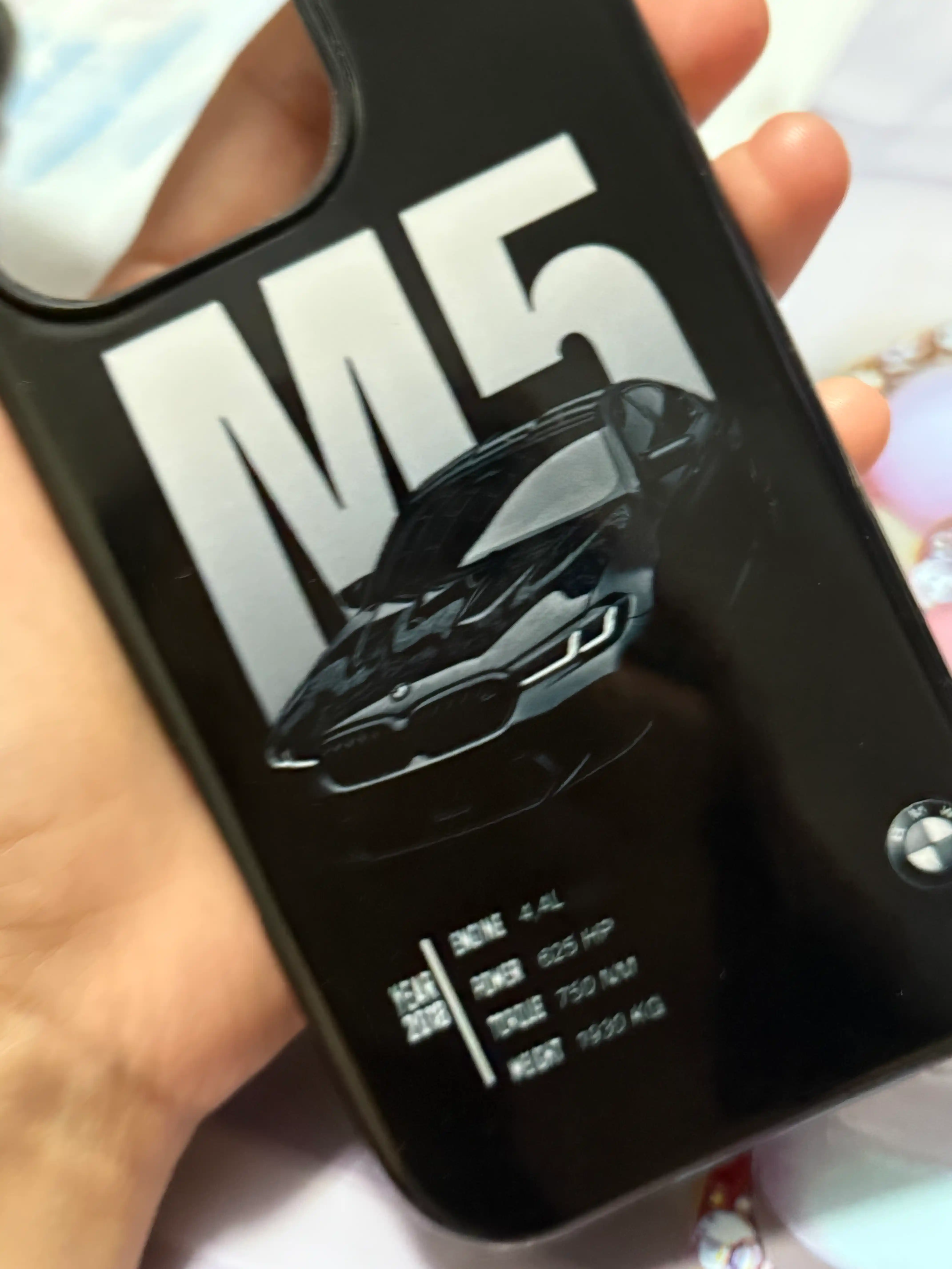 Чехол с дизайном BMW M5 – для iPhone X до 16 Pro Max