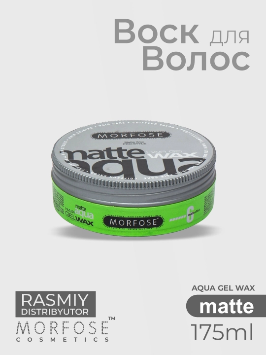 Гель-воск для всех типов волос Morfose Wax, 175 мл - 