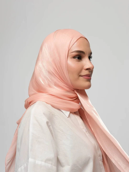 Organza sharf, ayol va qizlar uchun, ro'mol, hijob, 175 x 75 sm