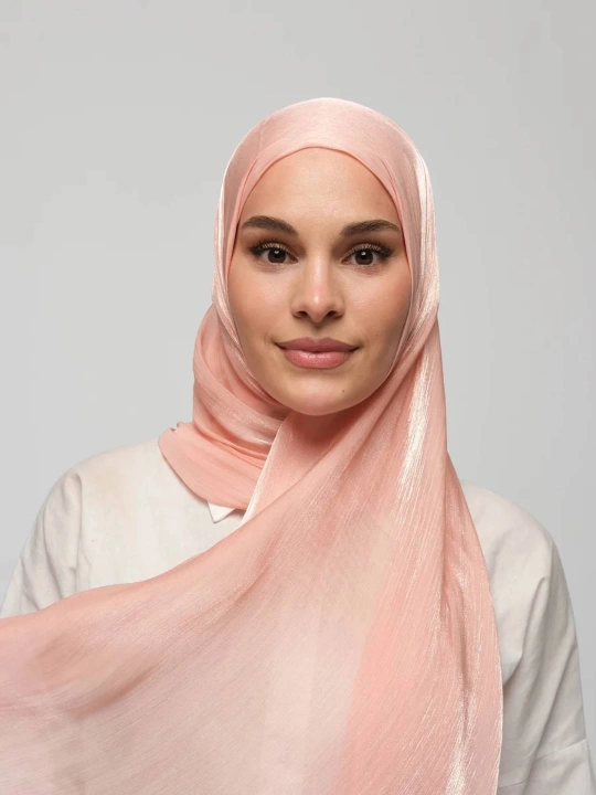 Organza sharf, ayol va qizlar uchun, ro'mol, hijob, 175 x 75 sm