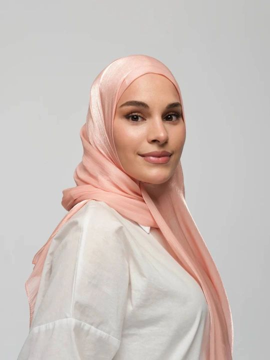 Organza sharf, ayol va qizlar uchun, ro'mol, hijob, 175 x 75 sm