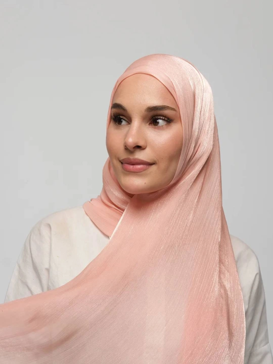 Organza sharf, ayol va qizlar uchun, ro'mol, hijob, 175 x 75 sm