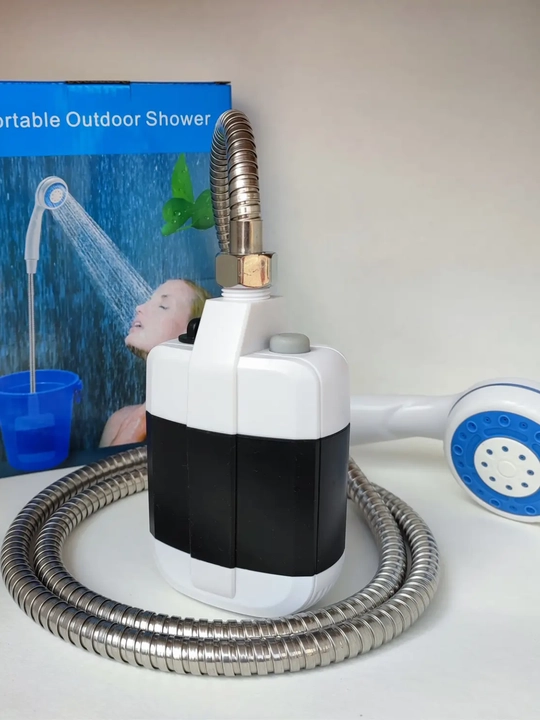 Портативный душ Outdoor Shower, 2200мАч, насос и подвес - 
