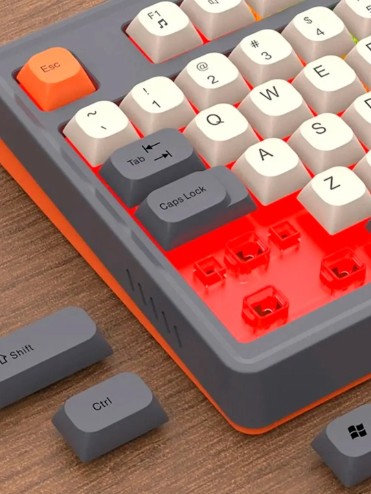 Игровая клавиатура gtx350-с RGB-подсветкой, мембранная, с проводным подключением